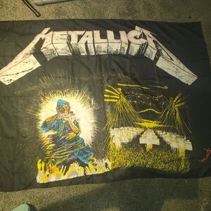 Rare Vintage Metallica Fiddler of Puppets Flag